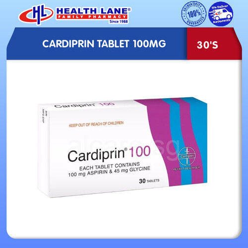 CARDIPRIN TABLET 100MG 30'S