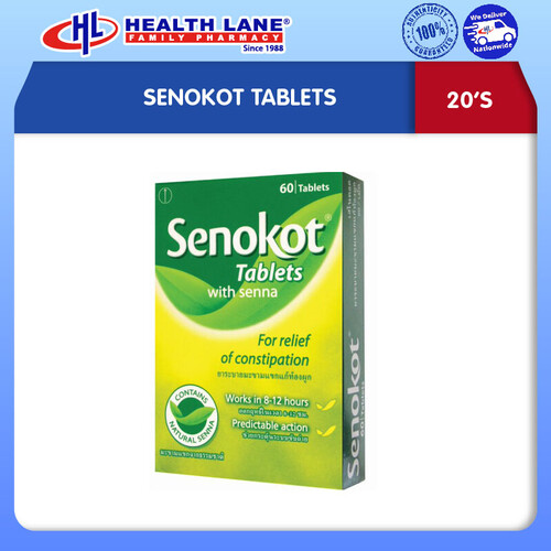 SENOKOT TABLETS (20'S)