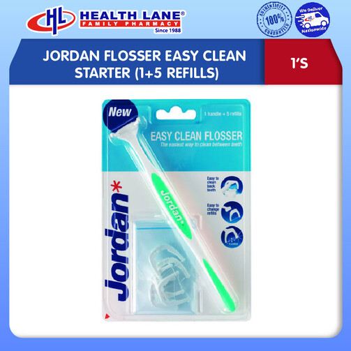 JORDAN FLOSSER EASY CLEAN STARTER (1+5 REFILLS)