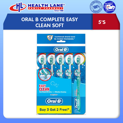 ORAL B COMPLETE EASY CLEAN SOFT (5'S)