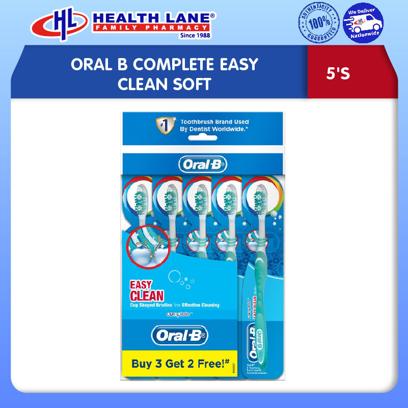 ORAL B COMPLETE EASY CLEAN SOFT (5'S)