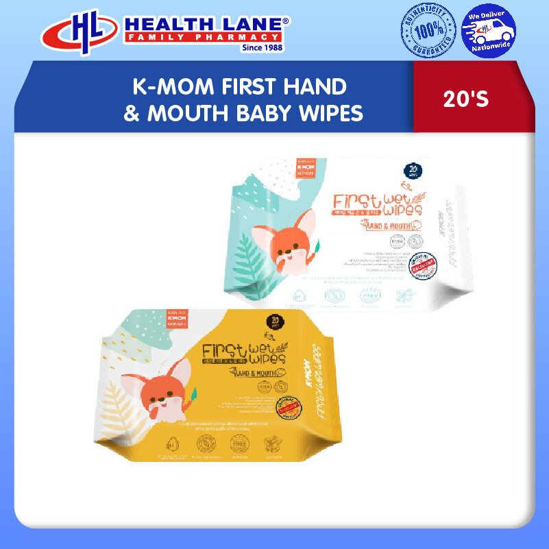 K-MOM FIRST HAND & MULUT  BAYI TISSUE LEMBAP (20'S)