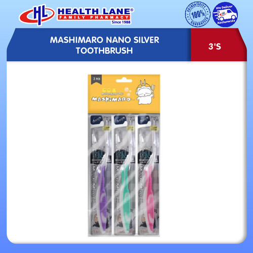 MASHIMARO NANO SILVER TOOTHBRUSH 3'S