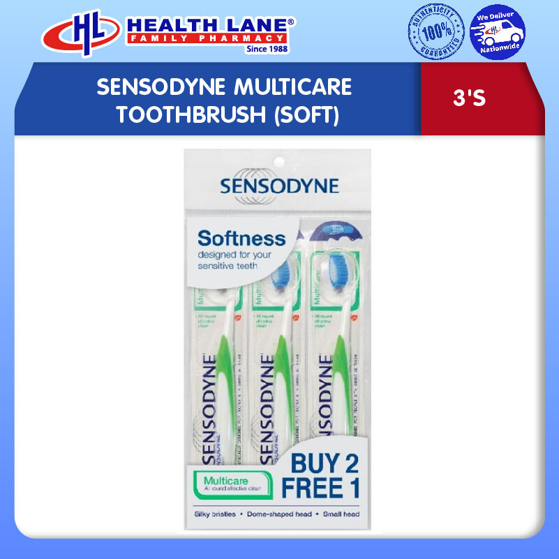 SENSODYNE MULTICARE BERUS GIGI (3'S- SOFT)