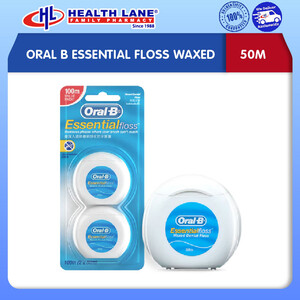 ORAL B ESSENTIAL FLOS WAXED (50M)