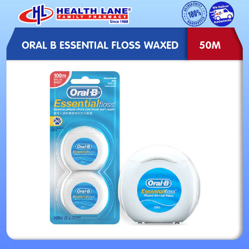 ORAL B ESSENTIAL FLOS WAXED (50M)