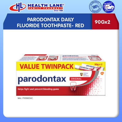 PARODONTAX HARIAN FLUORIDE UBAT GIGI- RED (90Gx2)