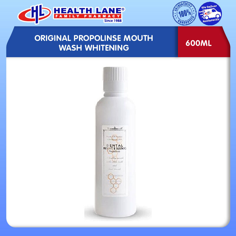 ORIGINAL PROPOLINSE MOUTH WASH WHITENING (600ML)