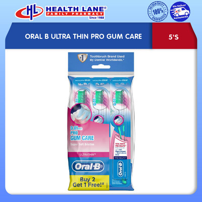 ORAL B ULTRA THIN PRO GUM CARE (5'S)