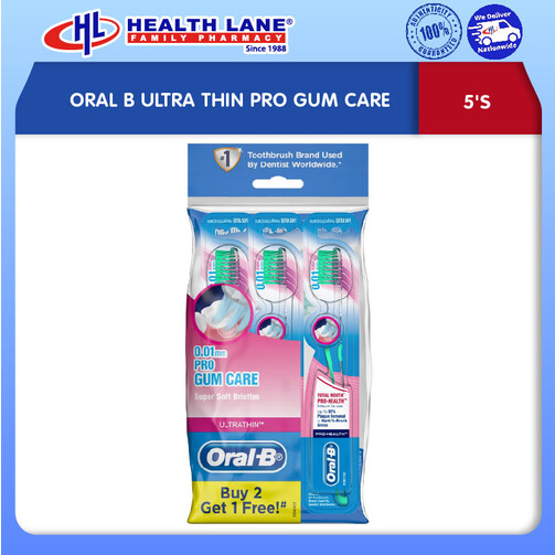 ORAL B ULTRA THIN PRO GUM CARE (5'S)