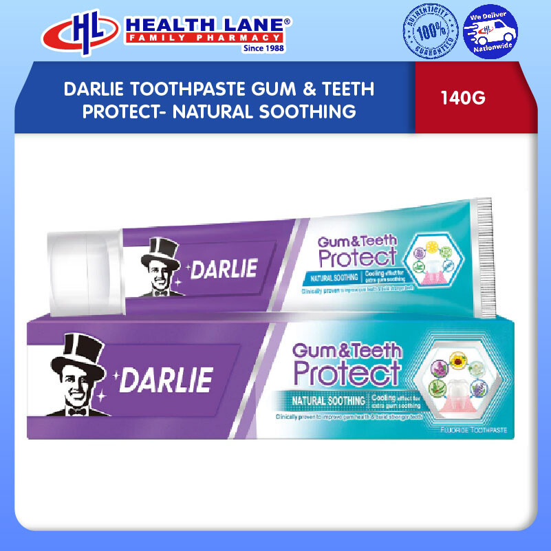 DARLIE UBAT GIGI GUM & TEETH PROTECT- NATURAL SOOTHING (140G)