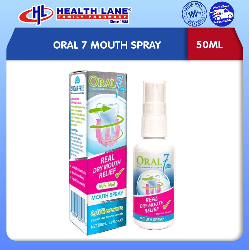 ORAL 7 MULUT  SPRAY 50ML 
