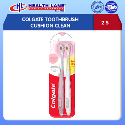 COLGATE TOOTHBRUSH CUSHION CLEAN (2'S)