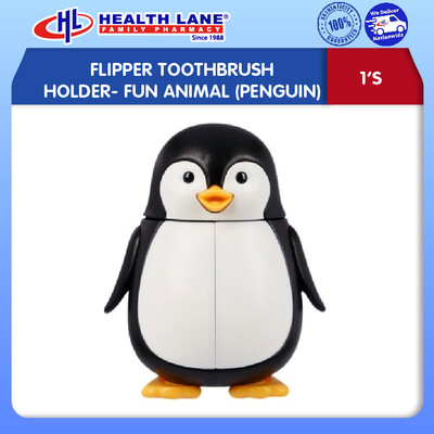 FLIPPER BERUS GIGI HOLDER- FUN ANIMAL (PENGUIN)