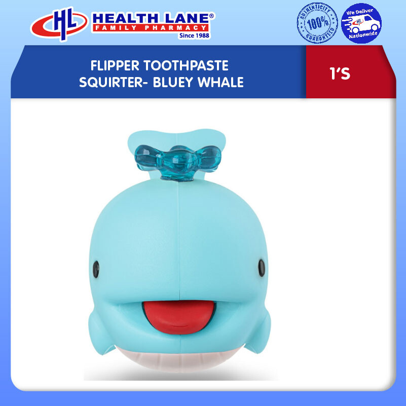 FLIPPER UBAT GIGI SQUIRTER- BLUEY WHALE