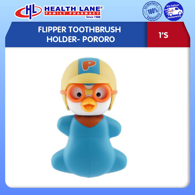 FLIPPER TOOTHBRUSH HOLDER- PORORO