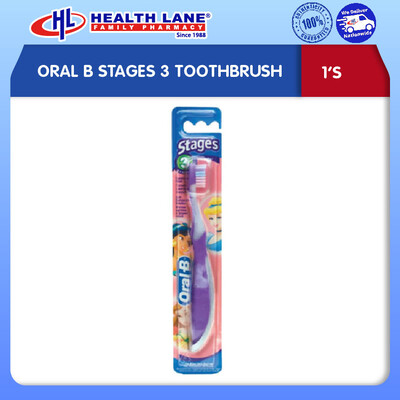 ORAL B STAGES 3 TOOTHBRUSH 1'S