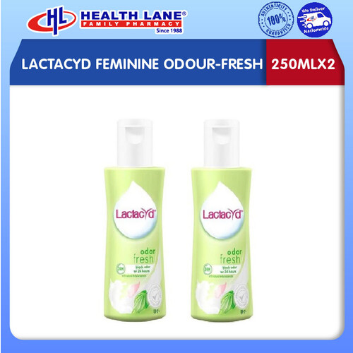 LACTACYD FEMININE ODOUR-FRESH (250MLX2)