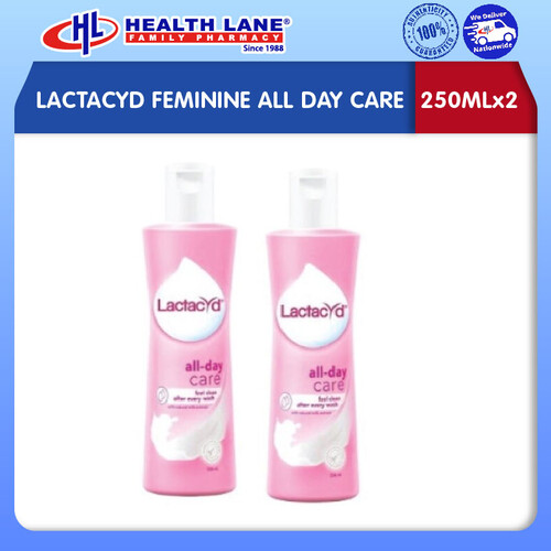 LACTACYD FEMININE ALL DAY CARE (250MLx2)