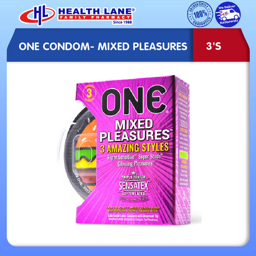 One Condoms Mixed Pleasures 3's