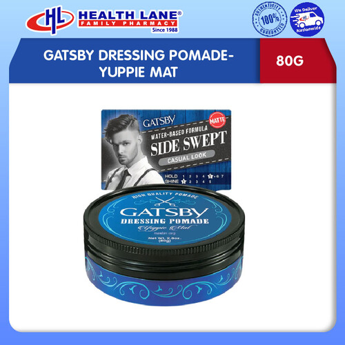 GATSBY DRESSING POMADE- YUPPIE MAT (80G)
