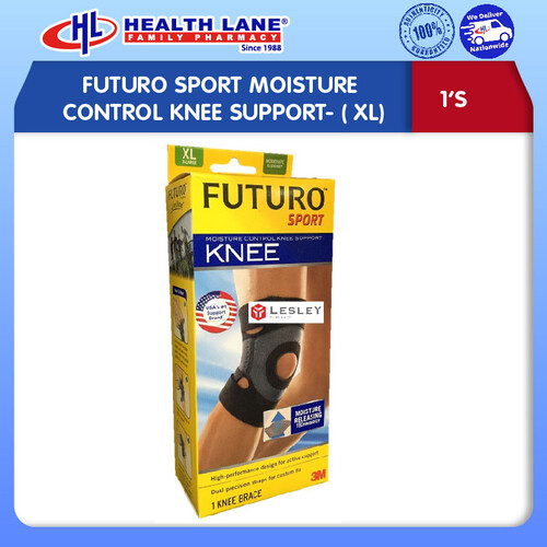 FUTURO SPORT MOISTURISING CONTROL KNEE SUPPORT- ( XL)