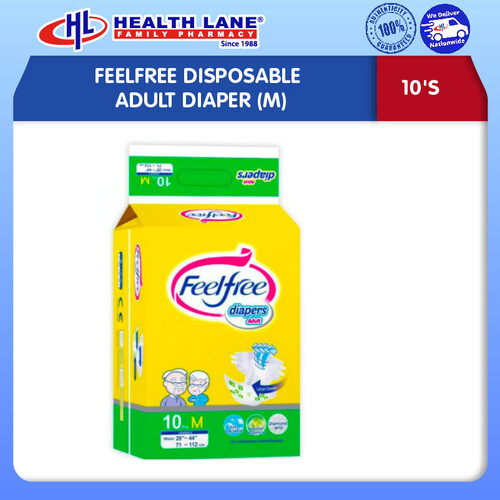 FEELFREE  ADULT DIAPER (10'S) (M)