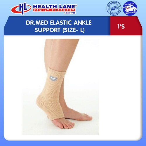 DR.MED ELASTIC ANKLE SUPPORT (SIZE- L)