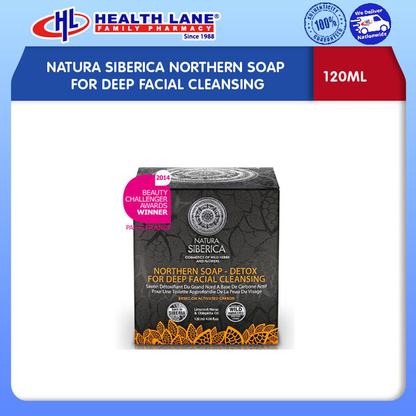 NATURA SIBERICA NORTHERN SOAP FOR DEEP FACIAL CLEANSING (120ML) | Health  Lane eStore Malaysia