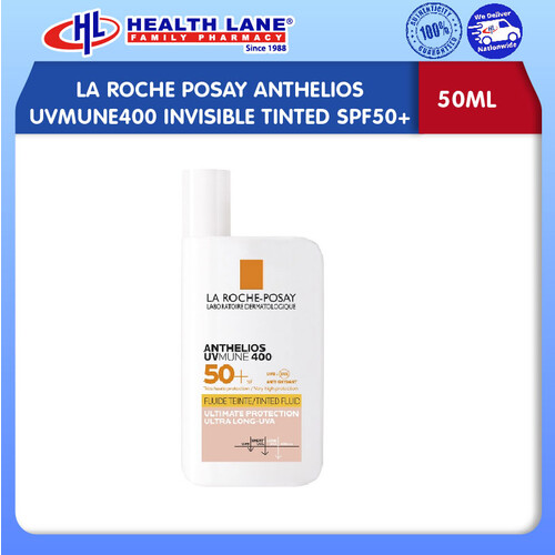 LA ROCHE POSAY ANTHELIOS UVMUNE400 INVISIBLE TINTED SPF50+ (50ML)