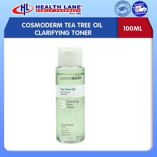COSMODERM TEA TREE OIL CLARIFYING TONER (100ML)