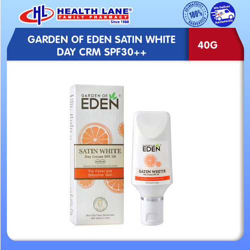 GARDEN OF EDEN SATINWHITEDAY CRM SPF30++ (40G)