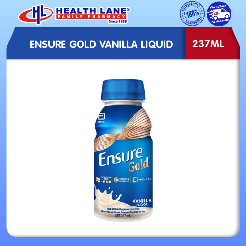 ENSURE GOLD VANILLA LIQUID (237ML)