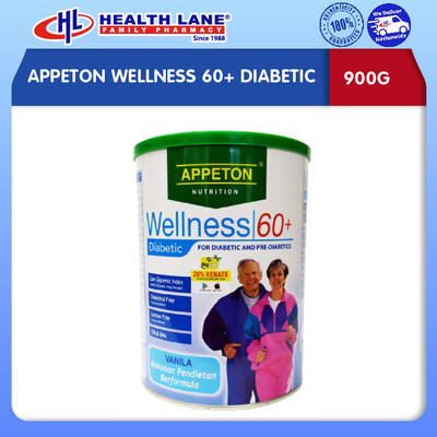 APPETON WELLNESS 60+ DIABETIC 900G