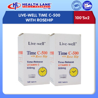 LIVE-WELL TIME C-500 DENGAN ROSEHIP (100'Sx2)
