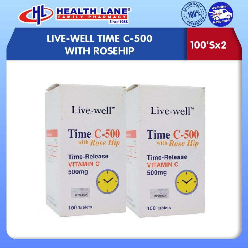 LIVE-WELL TIME C-500 DENGAN ROSEHIP (100'Sx2)