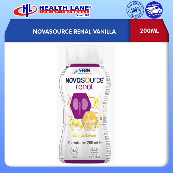 NOVASOURCE RENAL VANILA (200ML)