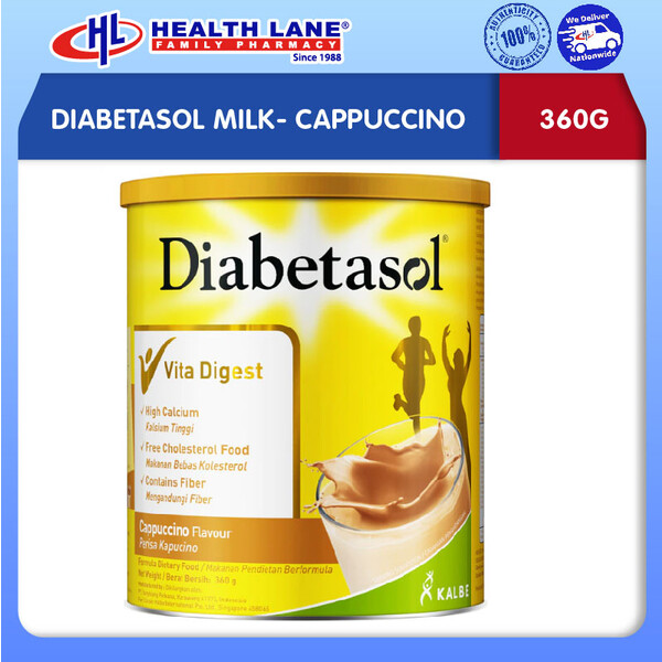 DIABETASOL SUSU- CAPPUCCINO (360G)
