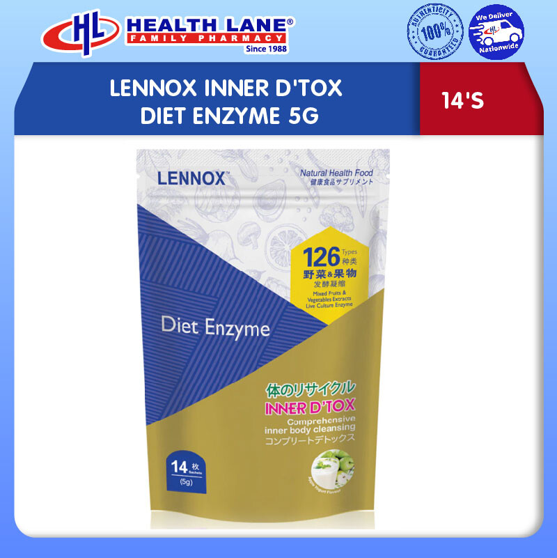 LENNOX INNER D'TOX DIET ENZYME 5G (14'S)