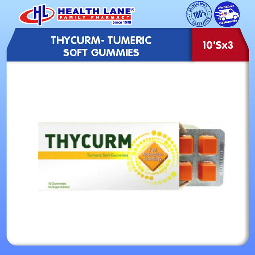 THYCURM- TUMERIC SOFT GUMMIES (10'Sx3)