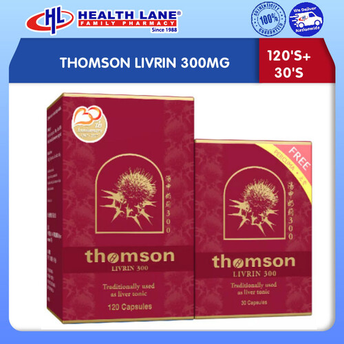 THOMSON LIVRIN 300MG 120'S+30'S