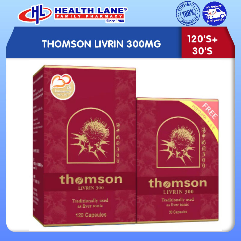 THOMSON LIVRIN 300MG 120'S+30'S