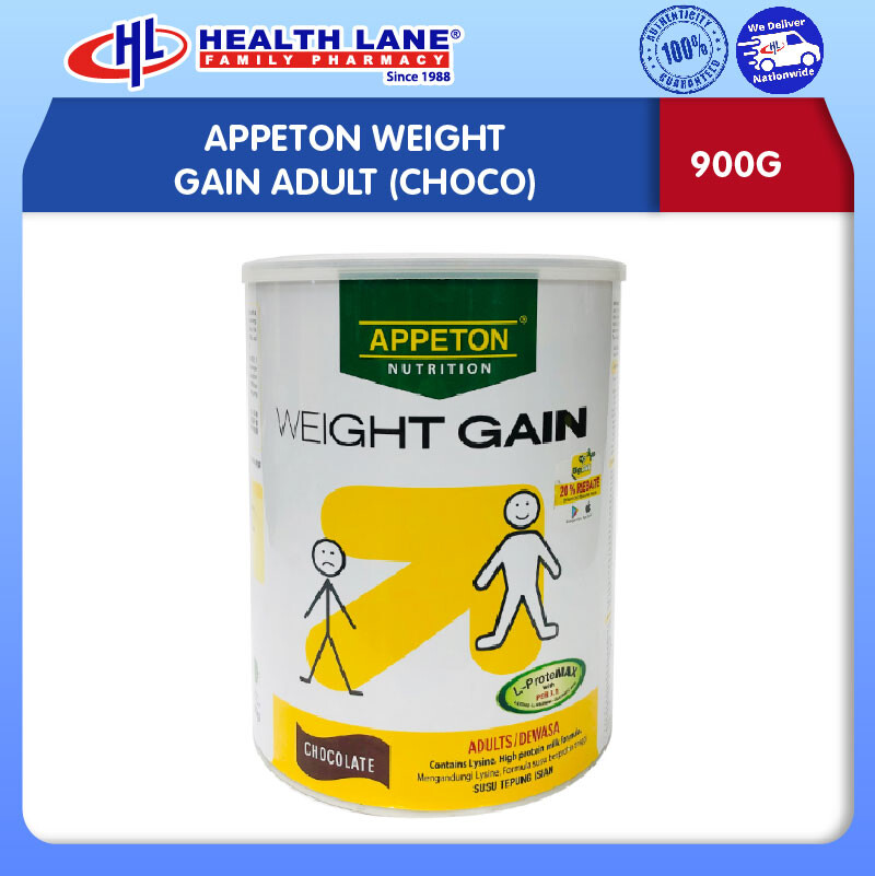 APPETON WEIGHT GAIN ADULT (CHOCO) 900G