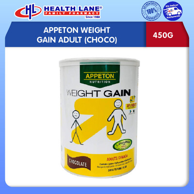APPETON WEIGHT GAIN ADULT (CHOCO) 450G
