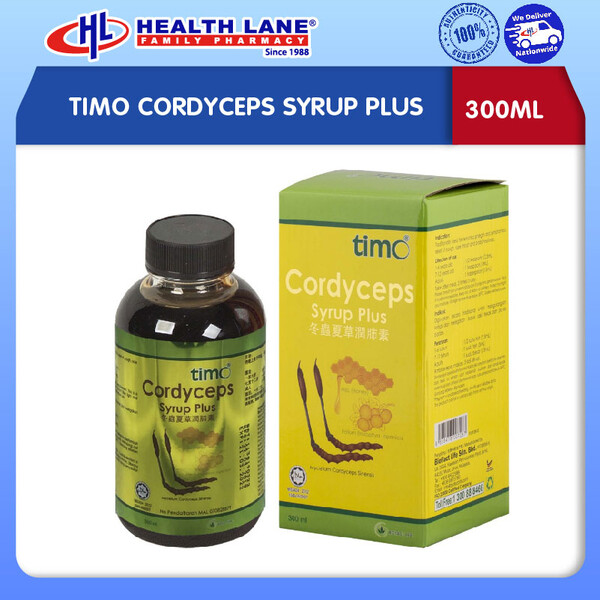 TIMO CORDYCEPS SIRAP PLUS (300ML)