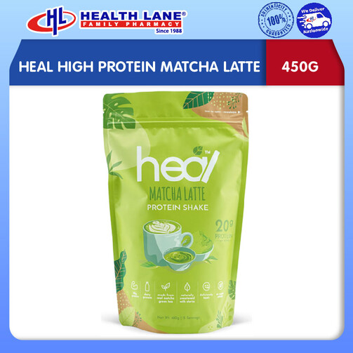 HEAL HIGH PROTEIN MATCHA LATTE (450G)