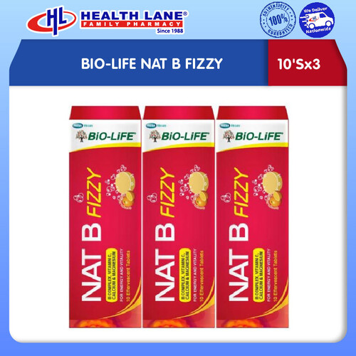 BIO-LIFE NAT B FIZZY (10'Sx3)