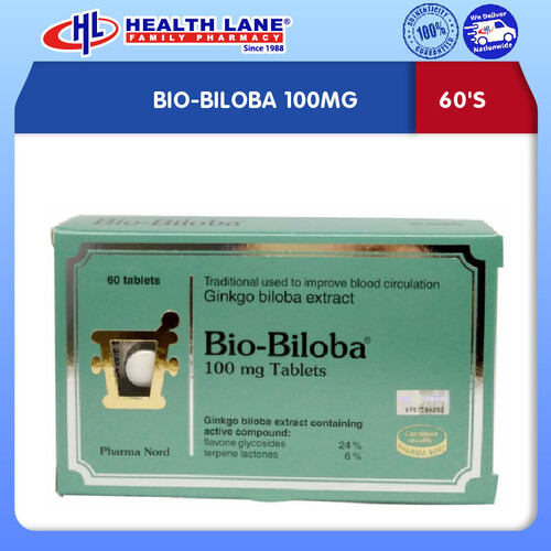 BIO-BILOBA 100MG (60'S)