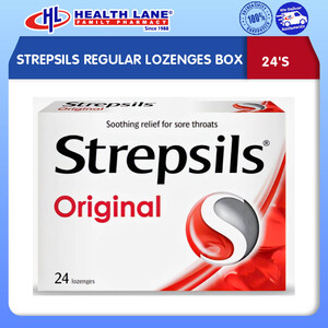 STREPSILS REGULAR LOZENGES BOX (24'S)