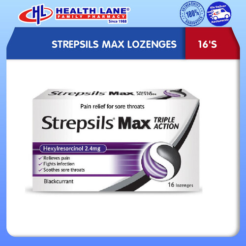 STREPSILS MAX LOZENGES (16'S)